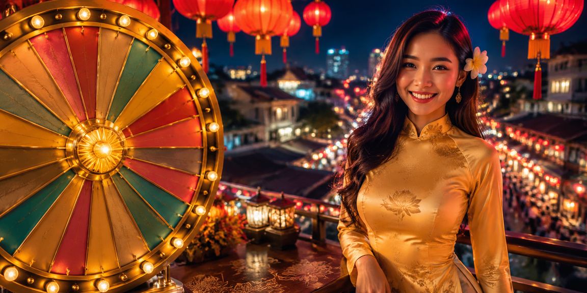 Chợ đêm Hà Nội – rút thăm may mắn tại hnay