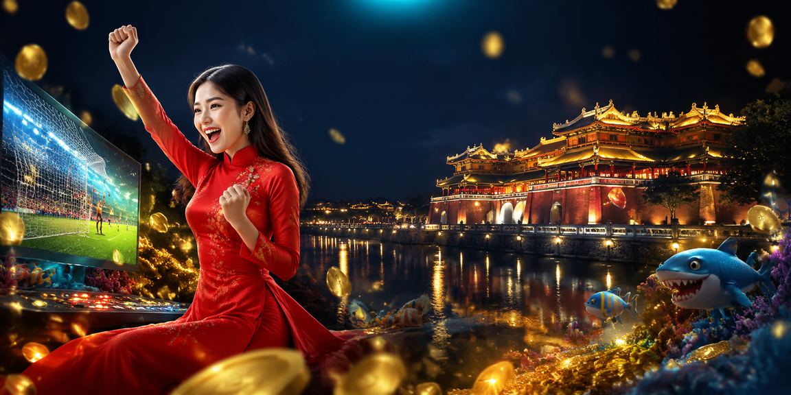Không khí cá cược và giải trí casino tại Huế với trang phục áo dài truyền thống