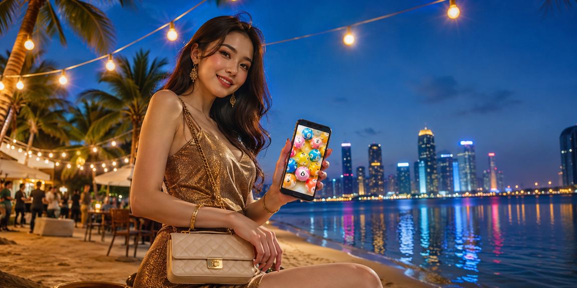 Bãi biển Phú Quốc nhìn từ xa – hình ảnh liên tưởng đến cảm giác trúng số và giải thưởng bất ngờ